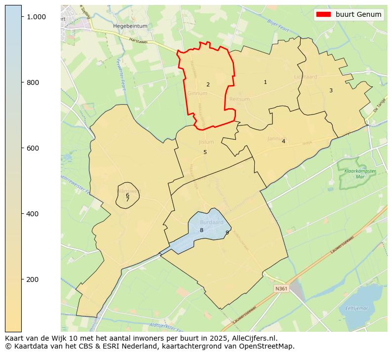 Afbeelding van de buurt Genum op de kaart.