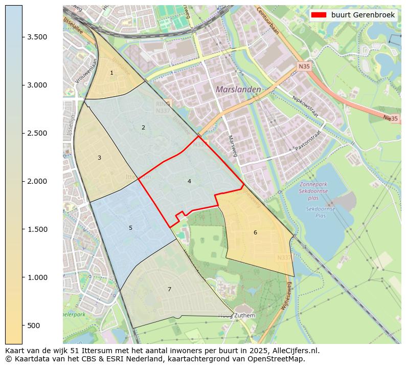 Afbeelding van de buurt Gerenbroek op de kaart.