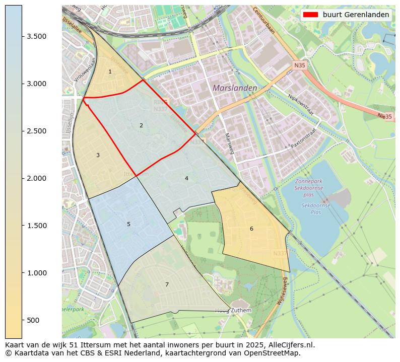 Afbeelding van de buurt Gerenlanden op de kaart.