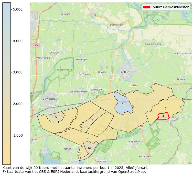 Afbeelding van de buurt Gerkesklooster op de kaart.