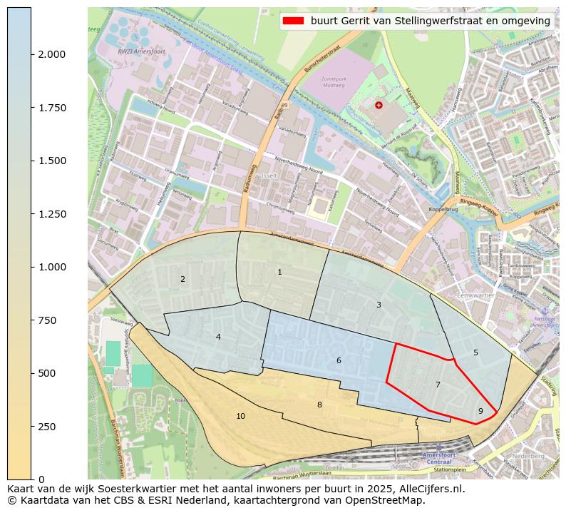 Afbeelding van de buurt Gerrit van Stellingwerfstraat en omgeving op de kaart.