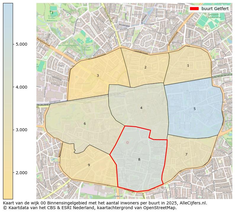 Afbeelding van de buurt Getfert op de kaart.