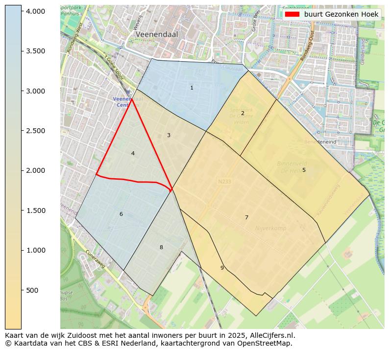 Afbeelding van de buurt Gezonken Hoek op de kaart.