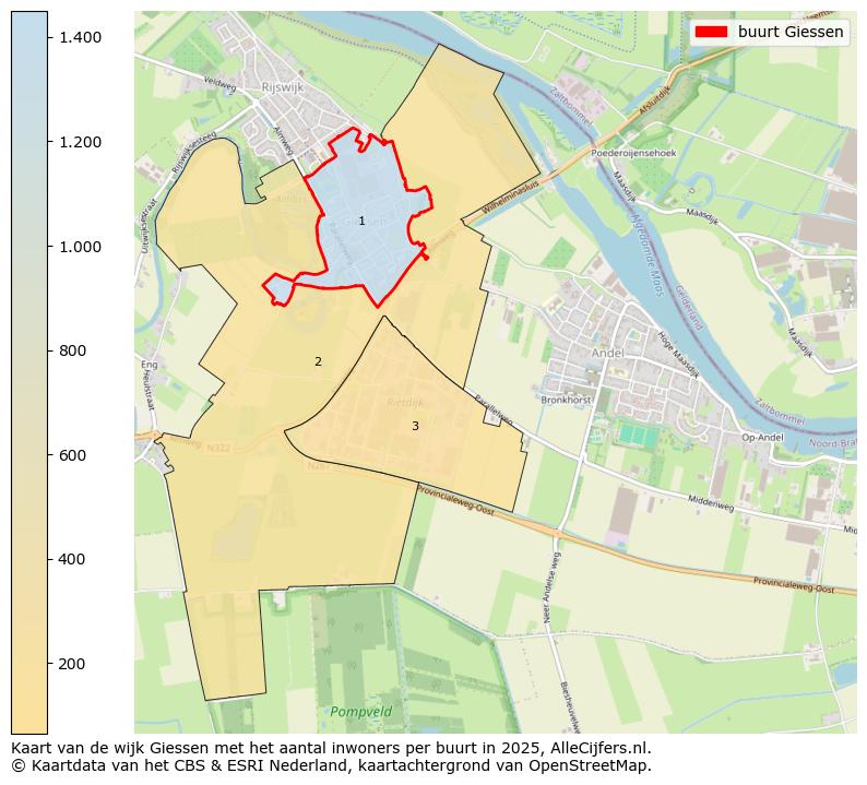 Afbeelding van de buurt Giessen op de kaart.