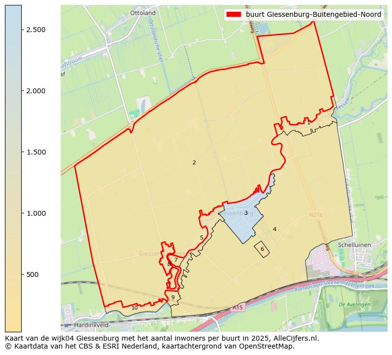 Afbeelding van de buurt Giessenburg-Buitengebied-Noord op de kaart.