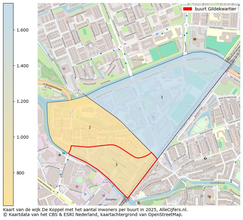 Afbeelding van de buurt Gildekwartier op de kaart.