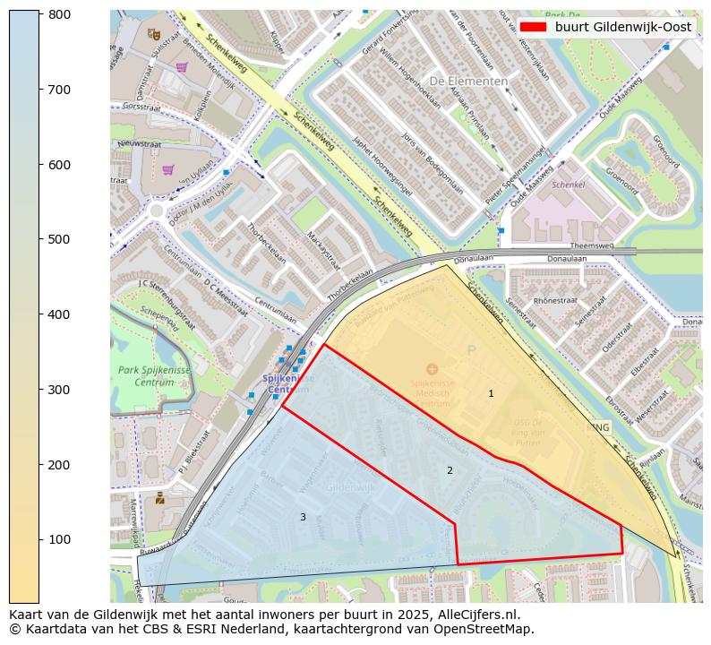 Afbeelding van de buurt Gildenwijk-Oost op de kaart.