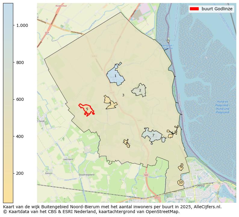 Afbeelding van de buurt Godlinze op de kaart.