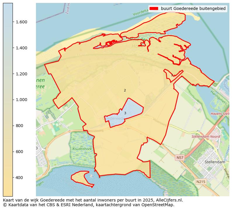 Afbeelding van de buurt Goedereede buitengebied op de kaart.