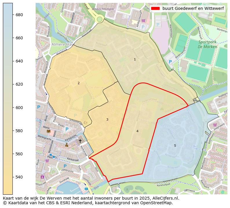 Afbeelding van de buurt Goedewerf en Wittewerf op de kaart.