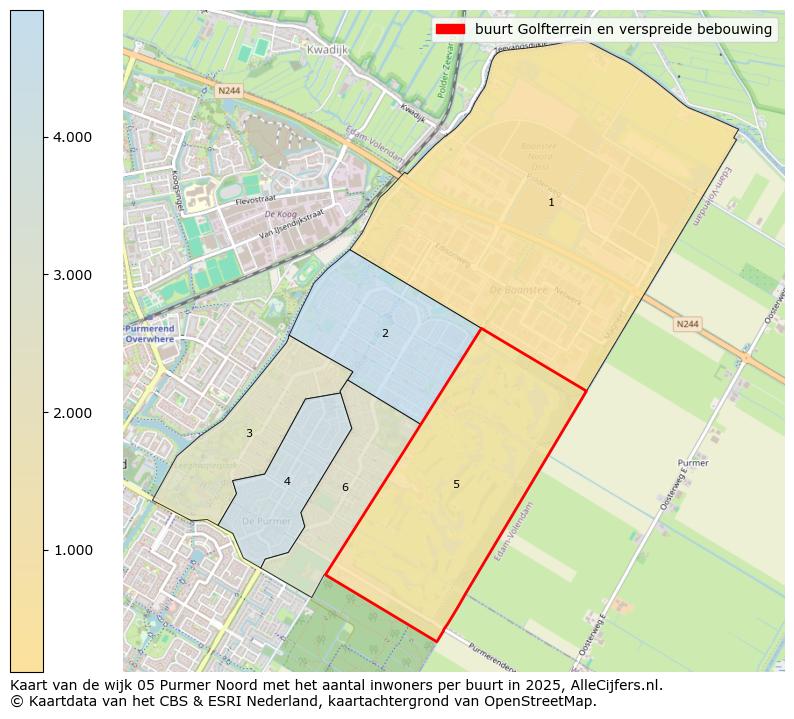 Afbeelding van de buurt Golfterrein en verspreide bebouwing op de kaart.