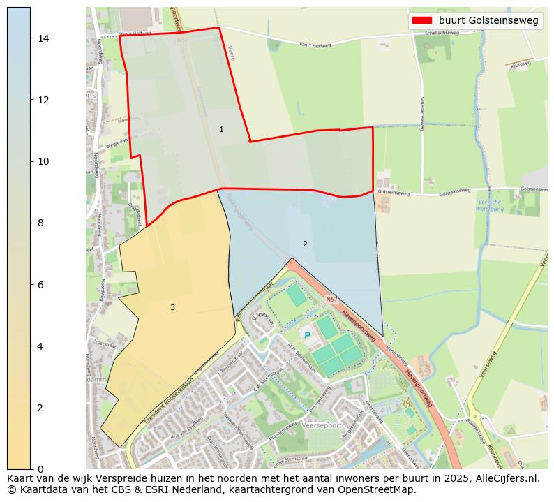 Afbeelding van de buurt Golsteinseweg op de kaart.
