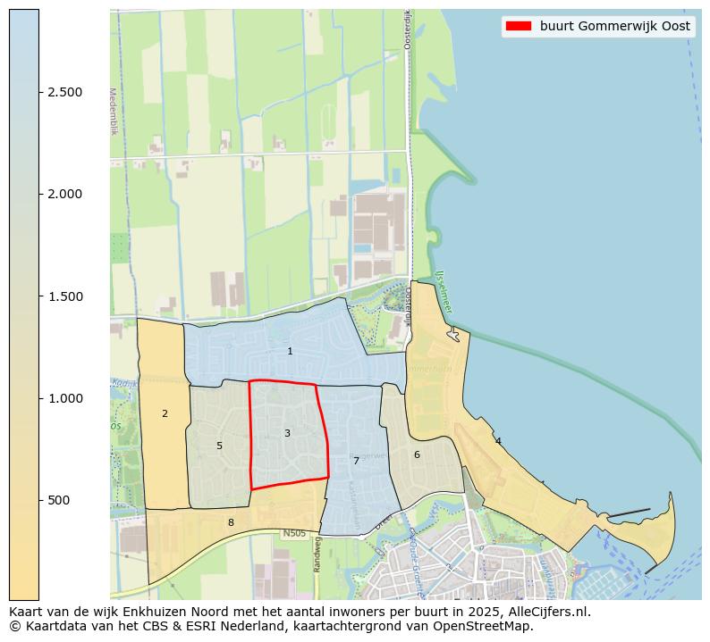 Afbeelding van de buurt Gommerwijk Oost op de kaart.