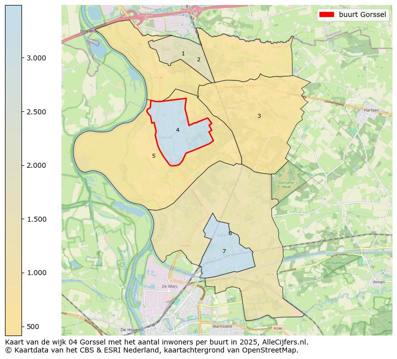 Afbeelding van de buurt Gorssel op de kaart.