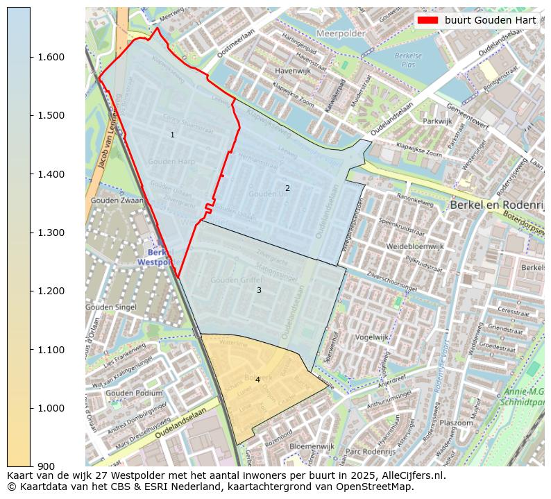 Afbeelding van de buurt Gouden Hart op de kaart.