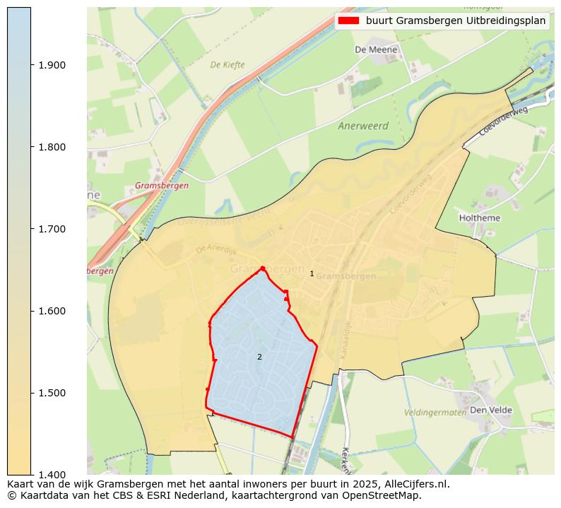 Afbeelding van de buurt Gramsbergen Uitbreidingsplan op de kaart.