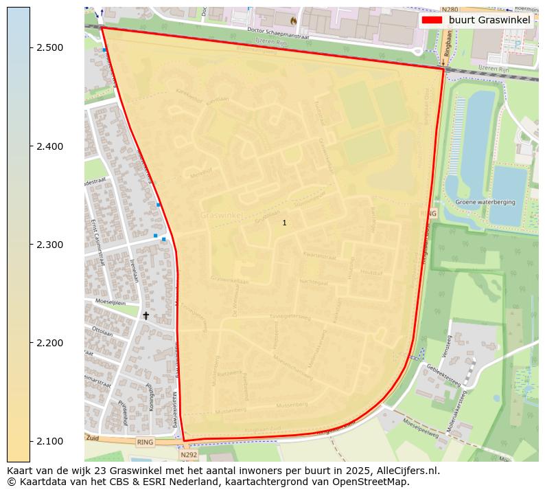 Afbeelding van de buurt Graswinkel op de kaart.