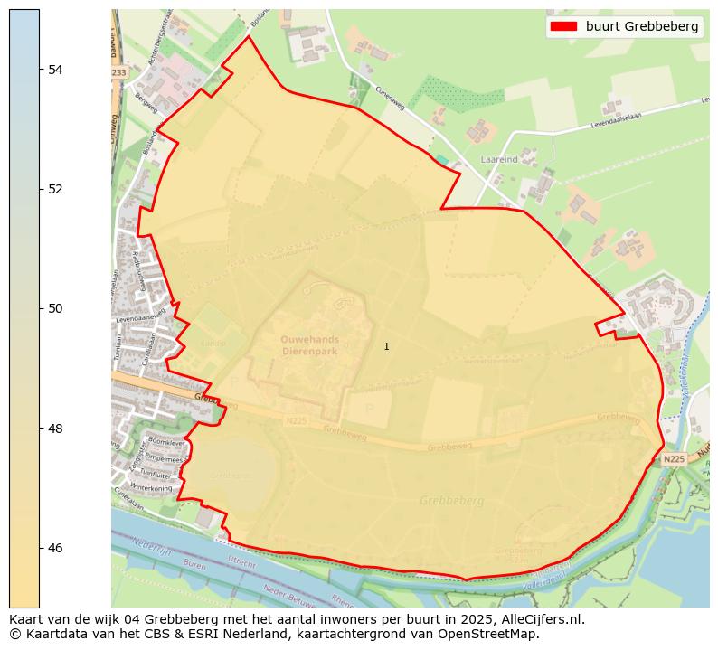 Afbeelding van de buurt Grebbeberg op de kaart.