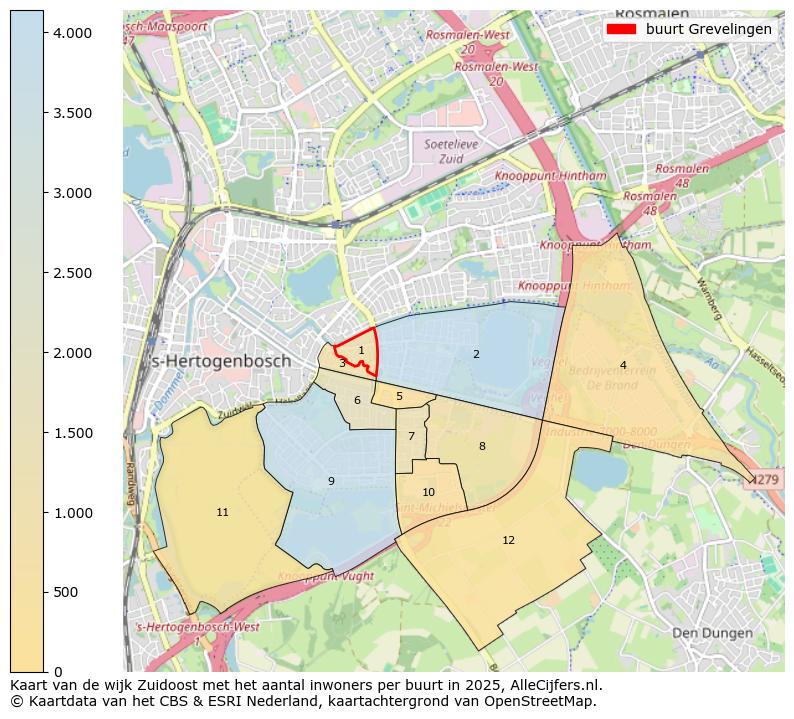 Afbeelding van de buurt Grevelingen op de kaart.