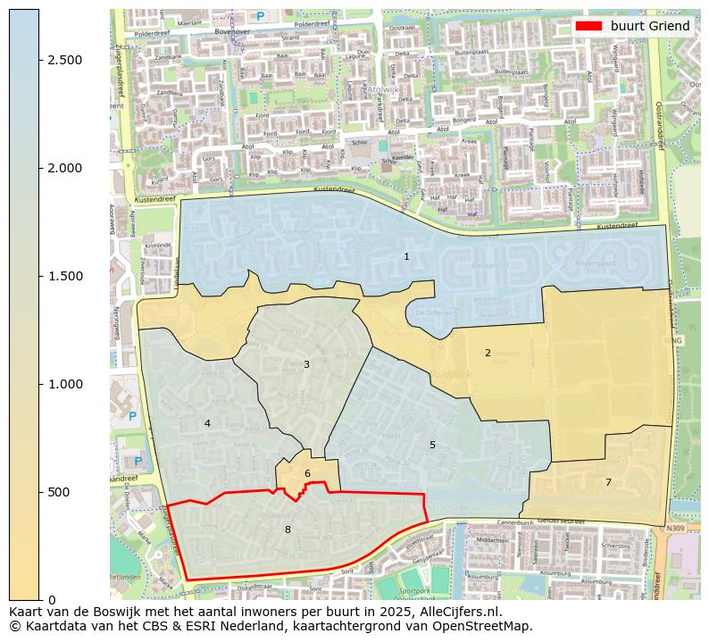 Afbeelding van de buurt Griend op de kaart.