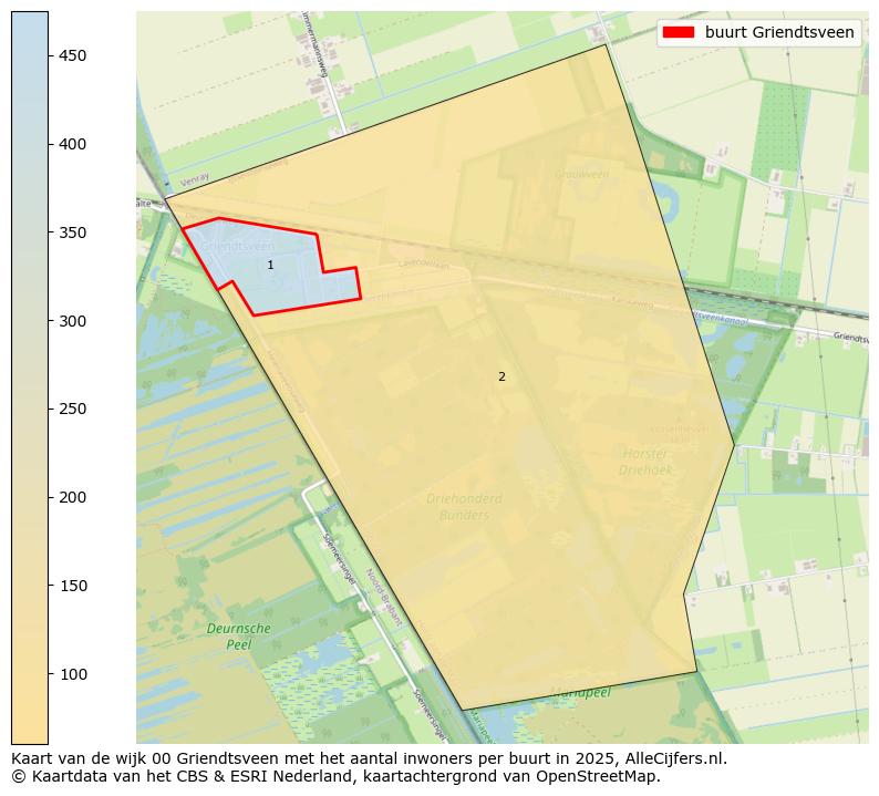 Afbeelding van de buurt Griendtsveen op de kaart.