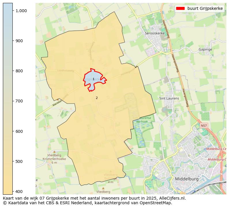 Afbeelding van de buurt Grijpskerke op de kaart.