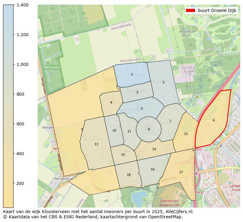 Afbeelding van de buurt Groene Dijk op de kaart.