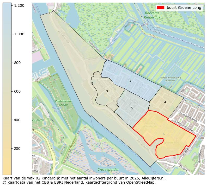 Afbeelding van de buurt Groene Long op de kaart.