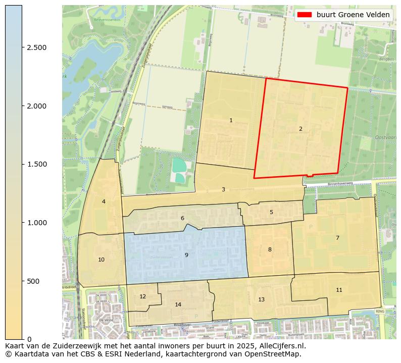Afbeelding van de buurt Groene Velden op de kaart.
