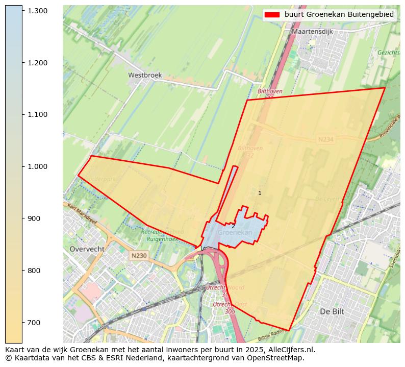 Afbeelding van de buurt Groenekan Buitengebied op de kaart.