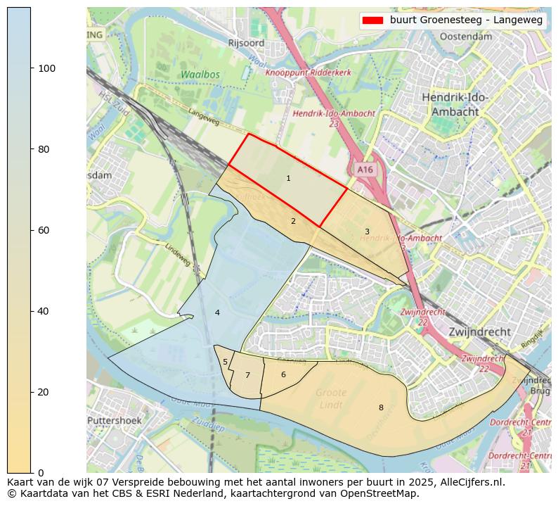 Afbeelding van de buurt Groenesteeg - Langeweg op de kaart.