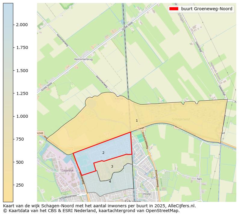 Afbeelding van de buurt Groeneweg-Noord op de kaart.