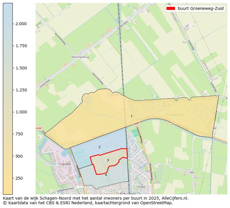 Afbeelding van de buurt Groeneweg-Zuid op de kaart.