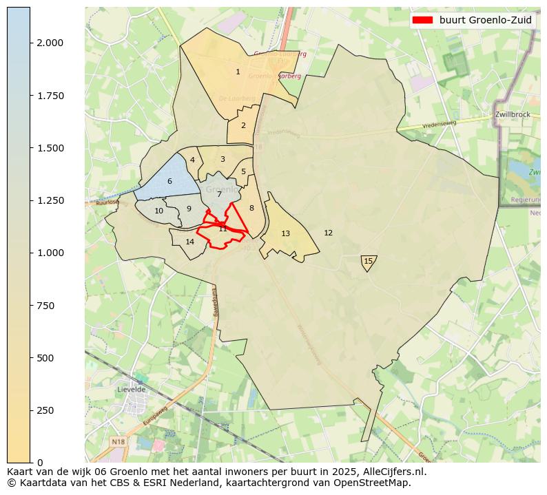 Afbeelding van de buurt Groenlo-Zuid op de kaart.