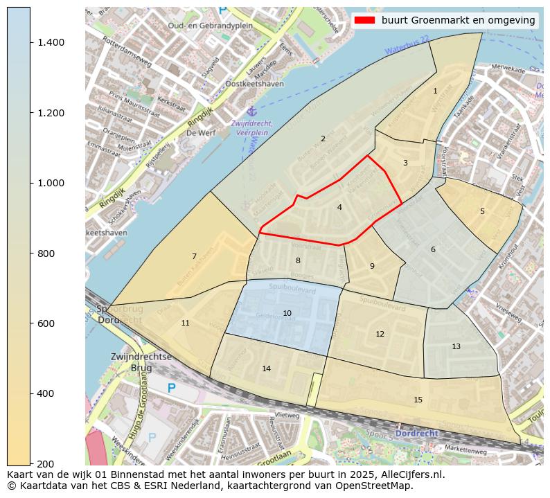 Afbeelding van de buurt Groenmarkt en omgeving op de kaart.