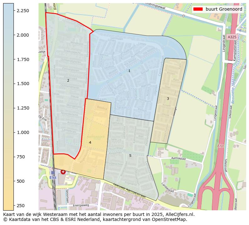 Afbeelding van de buurt Groenoord op de kaart.