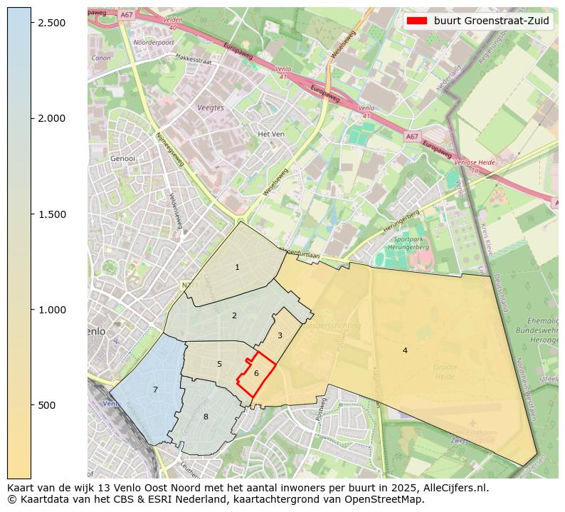 Afbeelding van de buurt Groenstraat-Zuid op de kaart.