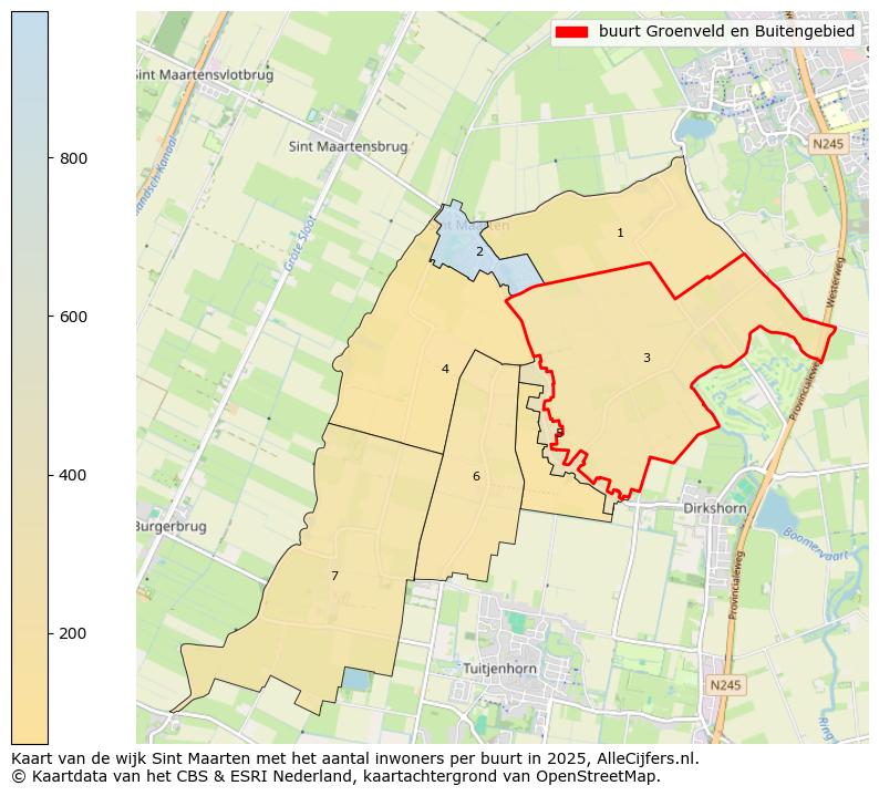 Afbeelding van de buurt Groenveld en Buitengebied op de kaart.