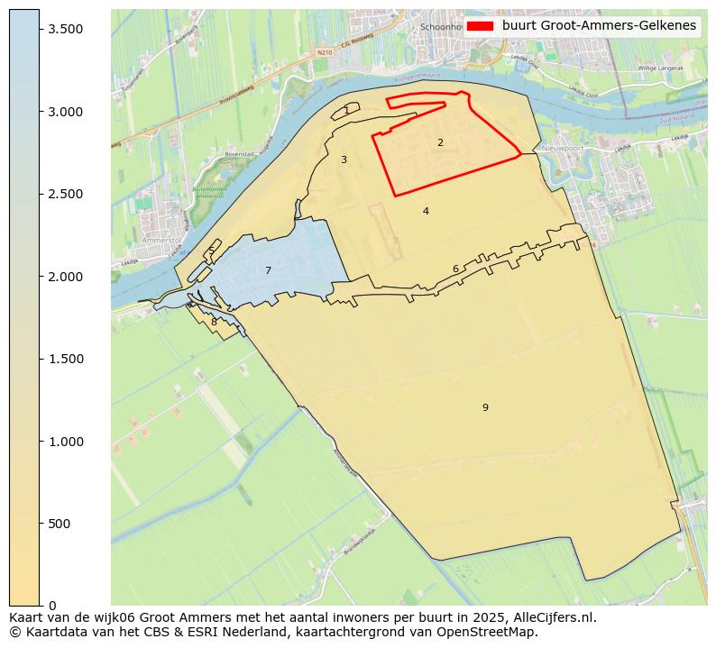 Afbeelding van de buurt Groot-Ammers-Gelkenes op de kaart.