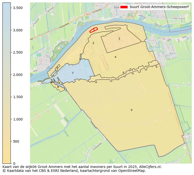 Afbeelding van de buurt Groot-Ammers-Scheepswerf op de kaart.