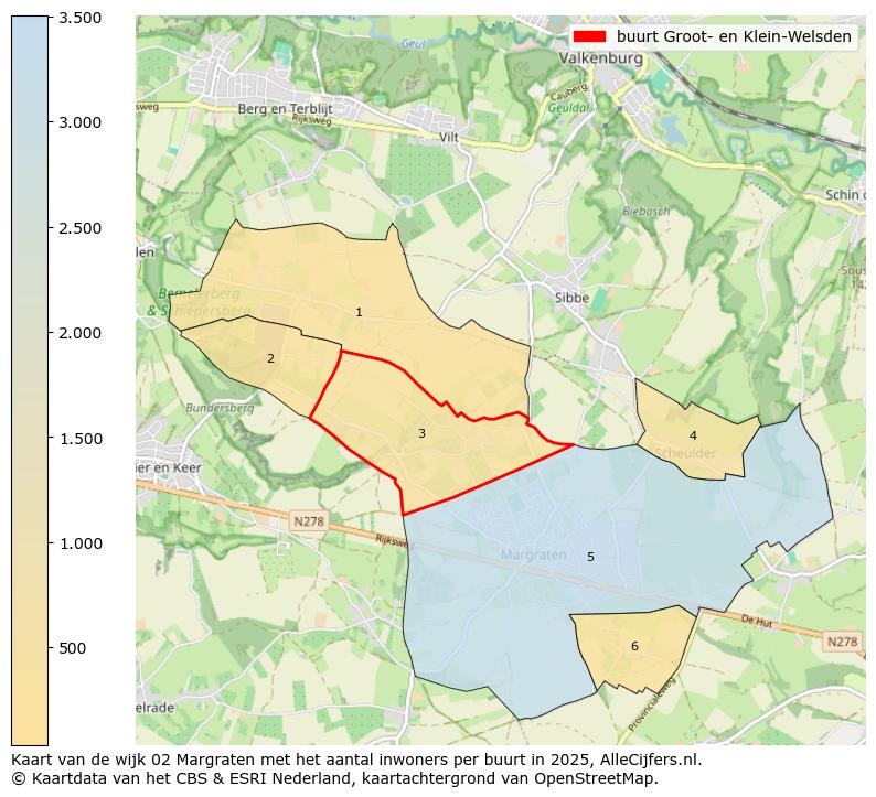 Afbeelding van de buurt Groot- en Klein-Welsden op de kaart.