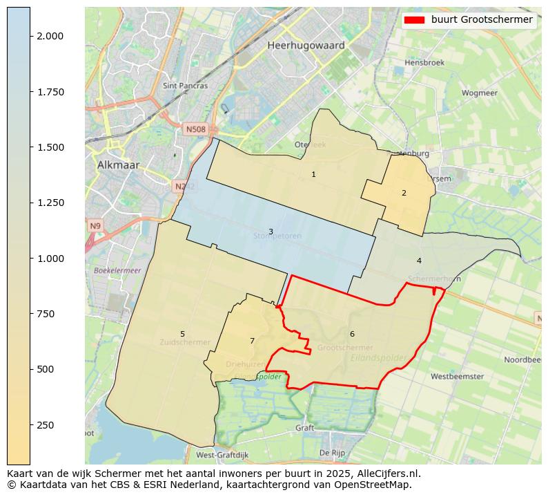 Afbeelding van de buurt Grootschermer op de kaart.