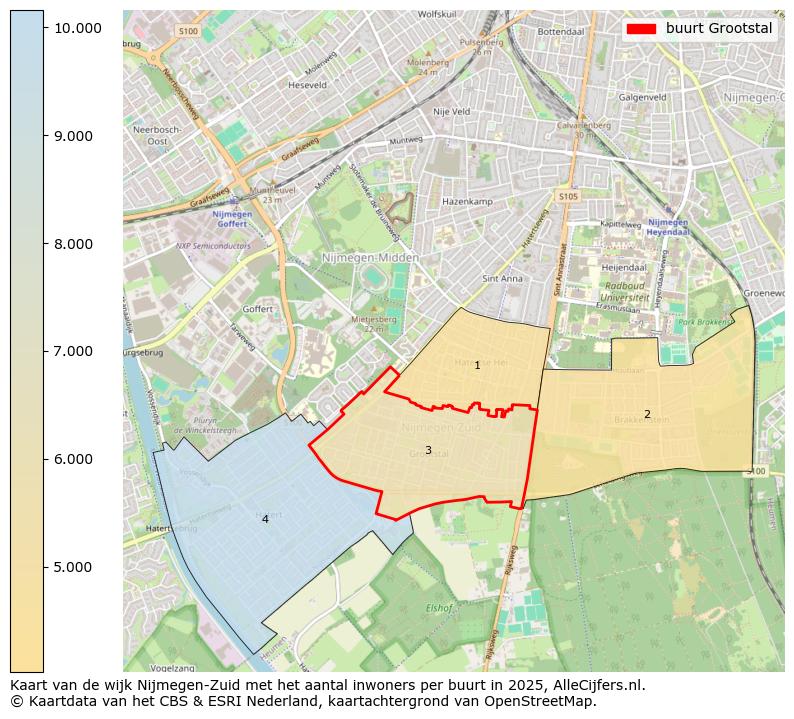 Afbeelding van de buurt Grootstal op de kaart.