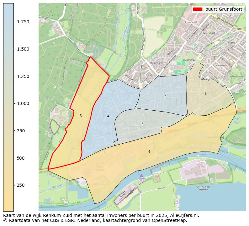 Afbeelding van de buurt Grunsfoort op de kaart.