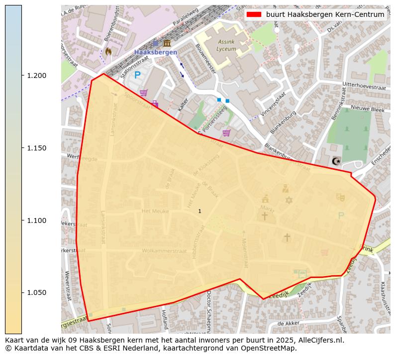 Afbeelding van de buurt Haaksbergen Kern-Centrum op de kaart.