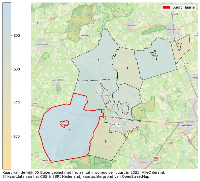 Afbeelding van de buurt Haarle op de kaart.