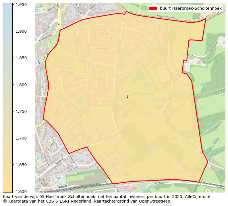 Afbeelding van de buurt Haerbroek-Scholtenhoek op de kaart.