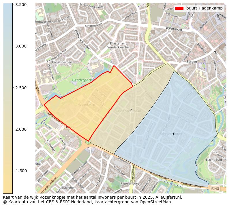 Afbeelding van de buurt Hagenkamp op de kaart.