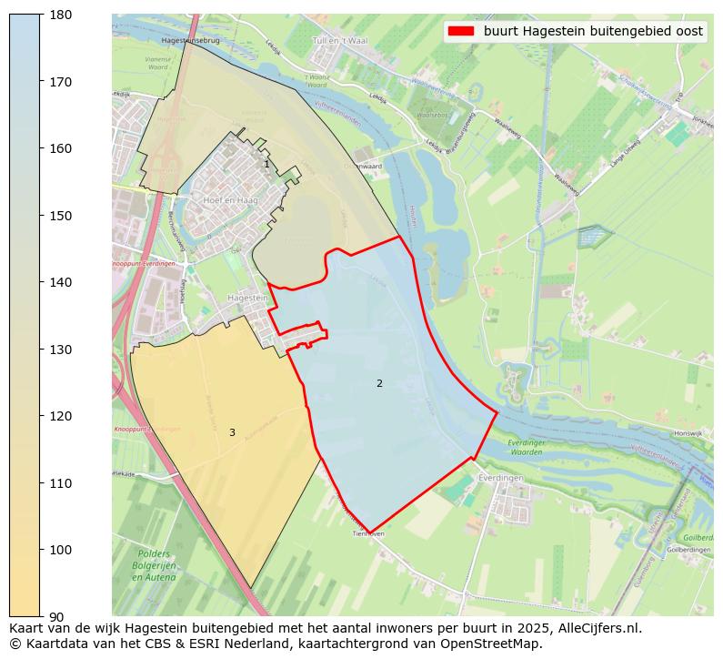 Afbeelding van de buurt Hagestein buitengebied oost op de kaart.