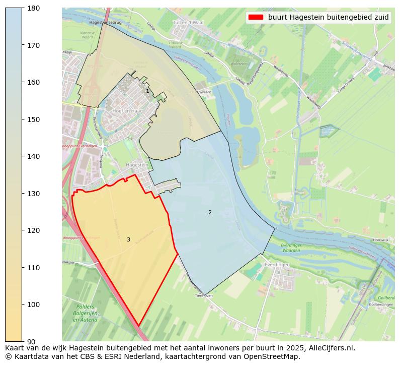 Afbeelding van de buurt Hagestein buitengebied zuid op de kaart.